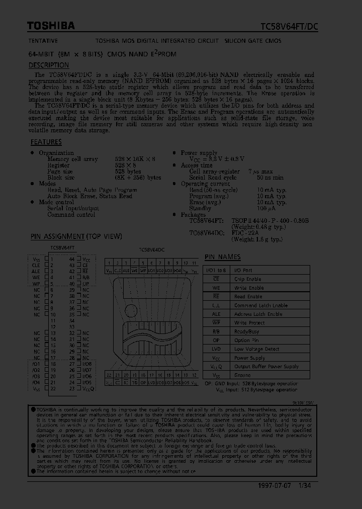 TC58V64FT_197301.PDF Datasheet