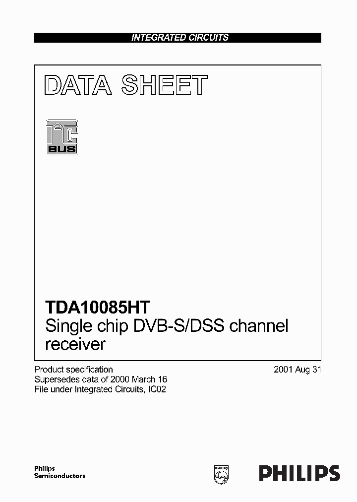 TDA10085HT_171603.PDF Datasheet