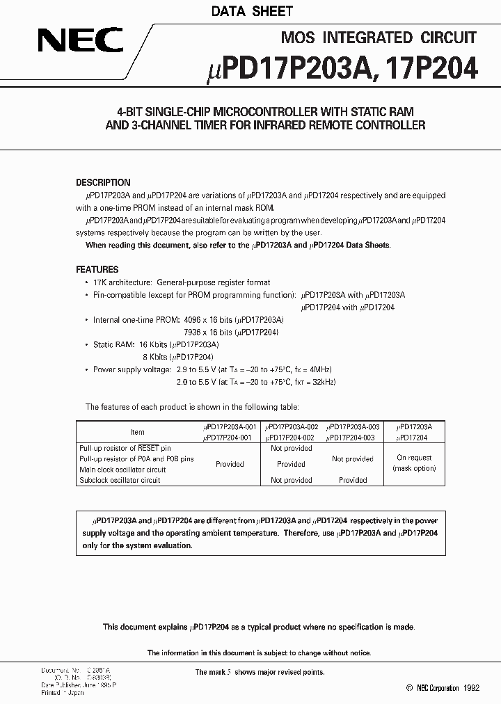 UPD17P203A_227601.PDF Datasheet