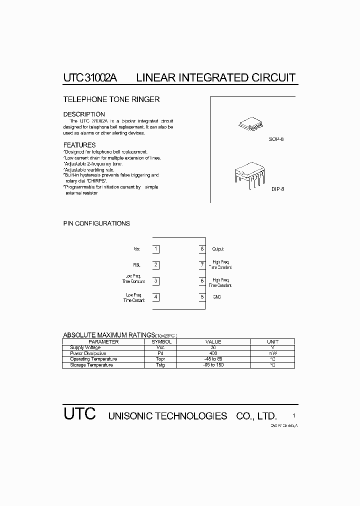 UTC31002A_197594.PDF Datasheet