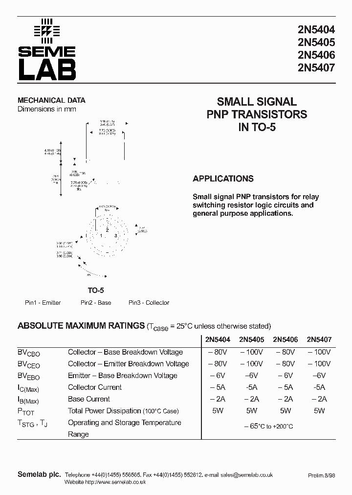 2N5404_382606.PDF Datasheet