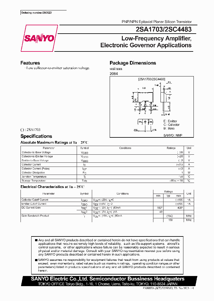 2SA1703_367370.PDF Datasheet