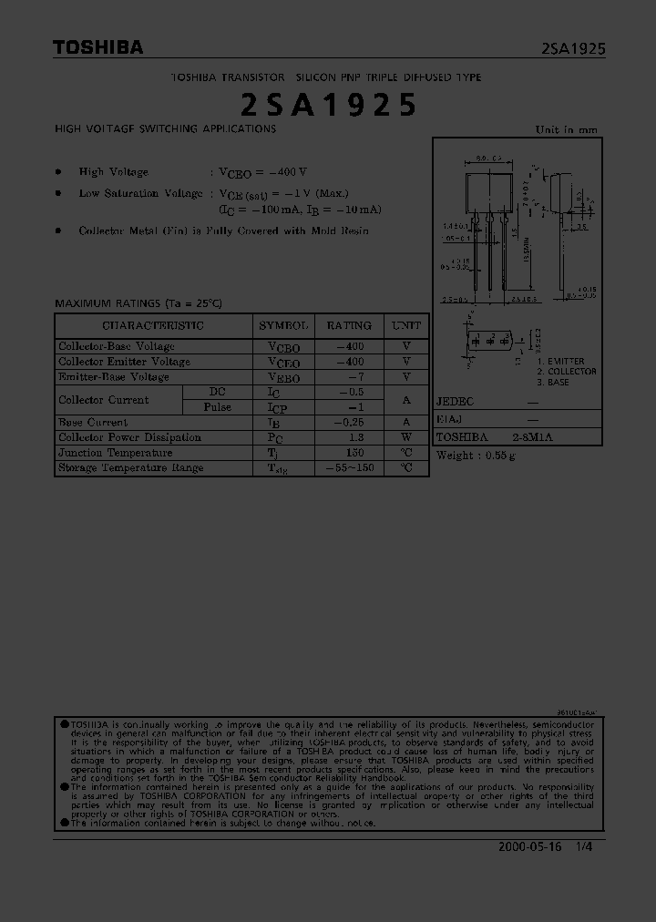 2SA1925_355545.PDF Datasheet