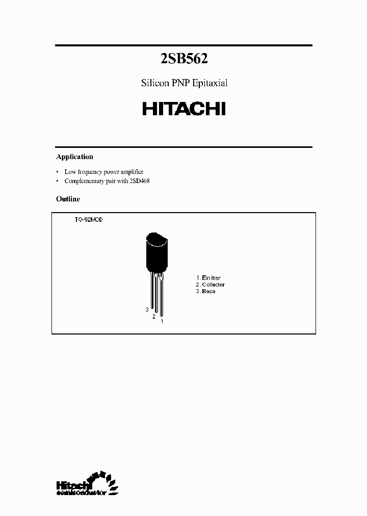 2SB562_334999.PDF Datasheet