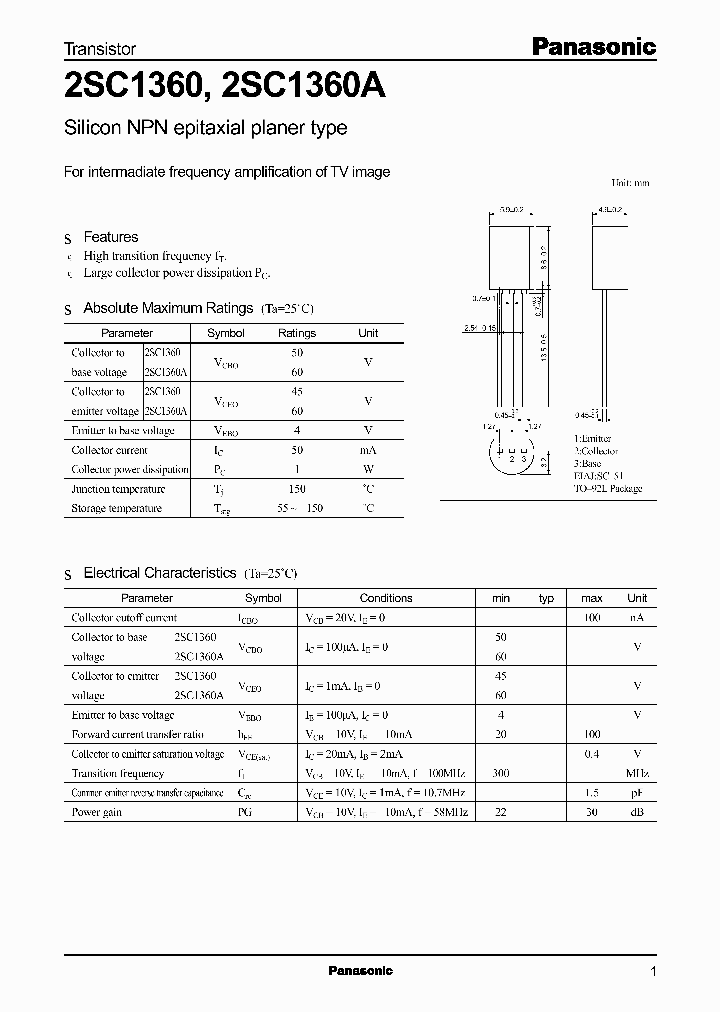 2SC1360A_319718.PDF Datasheet