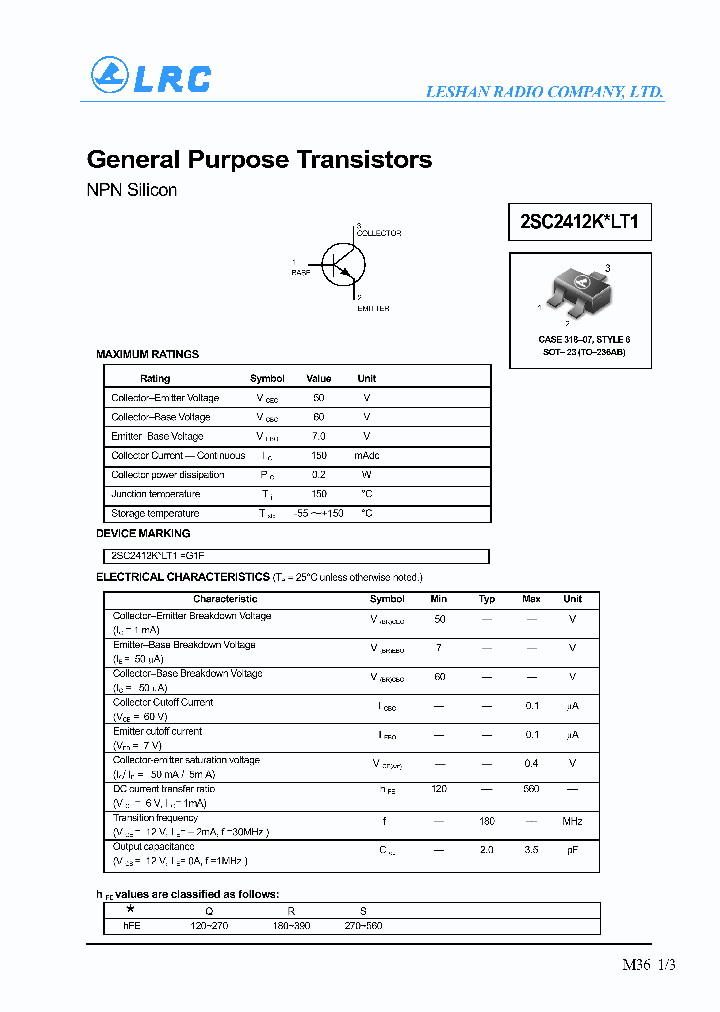 2SC2412KLT1_382362.PDF Datasheet