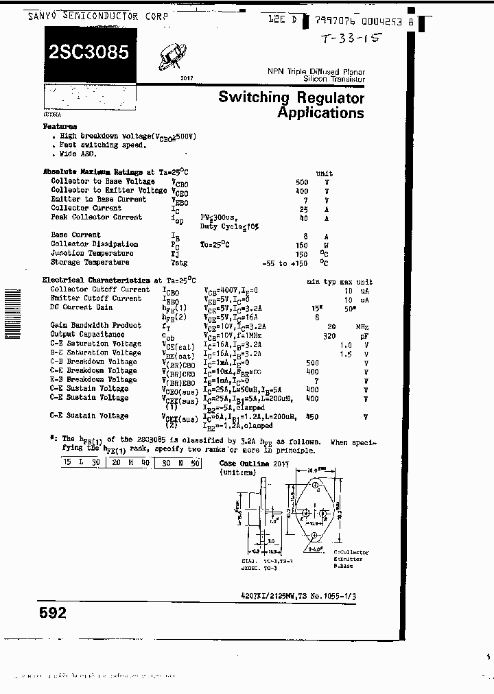 2SC3085_336787.PDF Datasheet