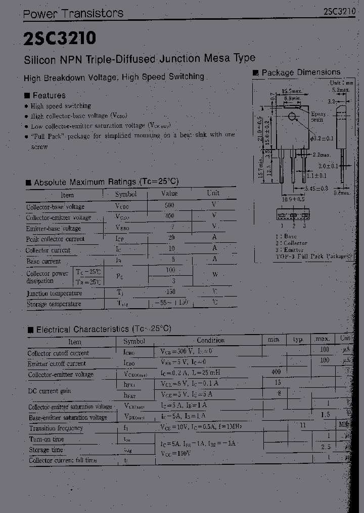 2SC3210_311513.PDF Datasheet