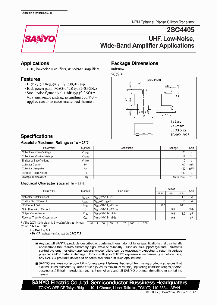 2SC4405_320514.PDF Datasheet