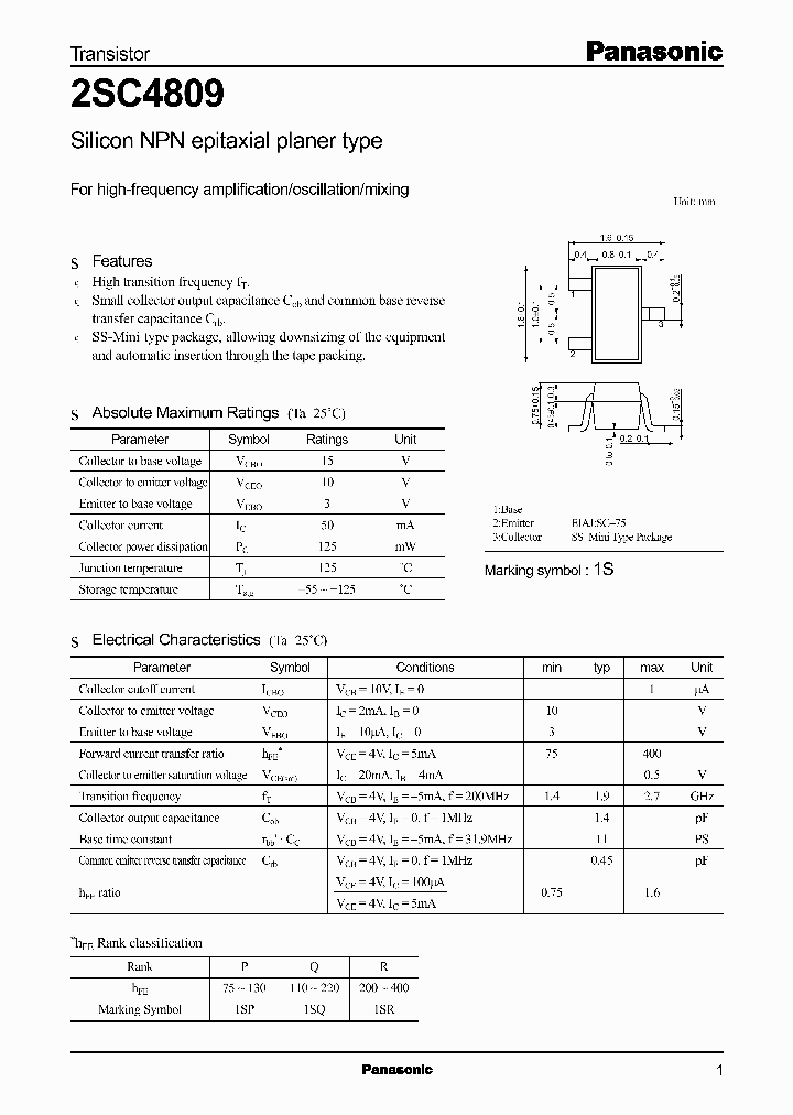 2SC4809_318359.PDF Datasheet