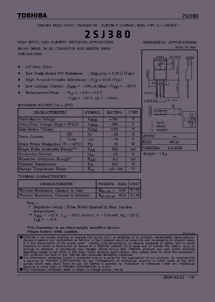 2SJ380_359603.PDF Datasheet