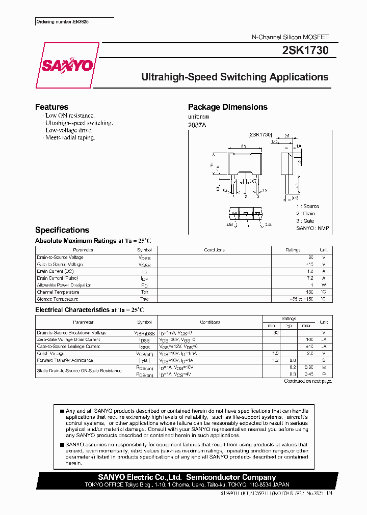 2SK1730_341737.PDF Datasheet