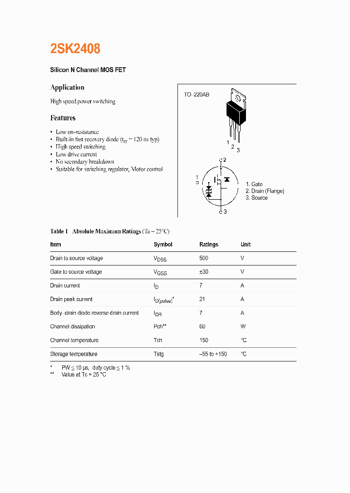 2SK2408_307038.PDF Datasheet