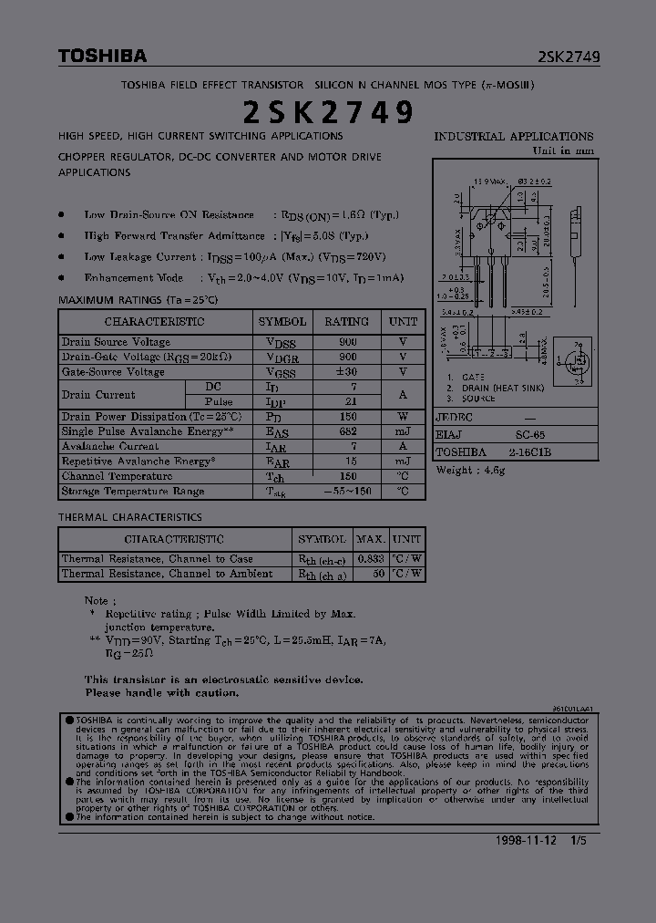 2SK2749_227848.PDF Datasheet