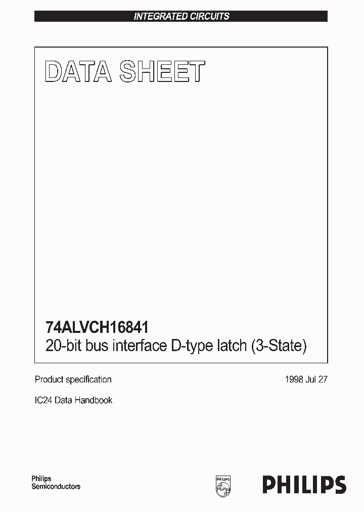 74ALVCH16841_309897.PDF Datasheet