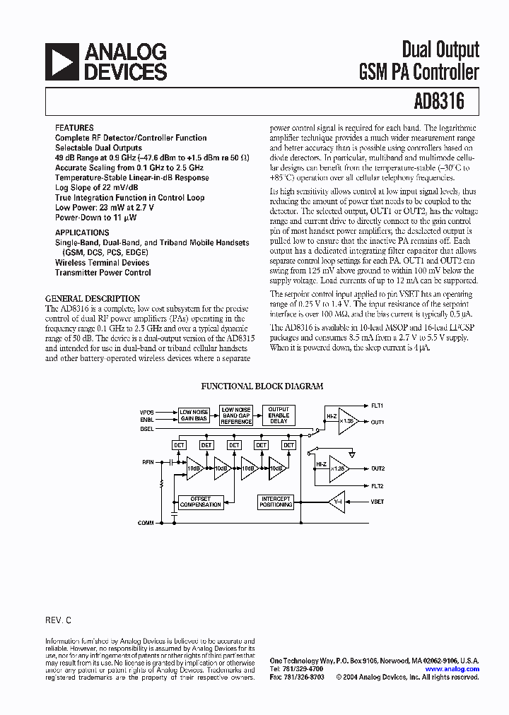 AD8316_376777.PDF Datasheet