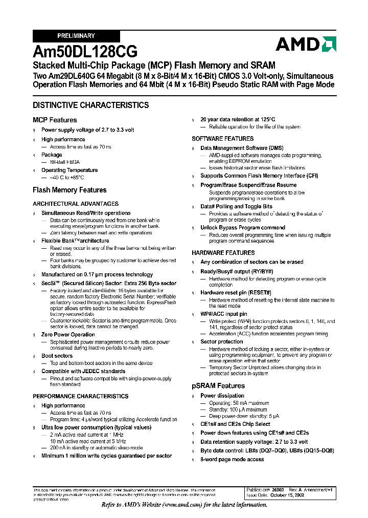 AM50DL128CG_381284.PDF Datasheet