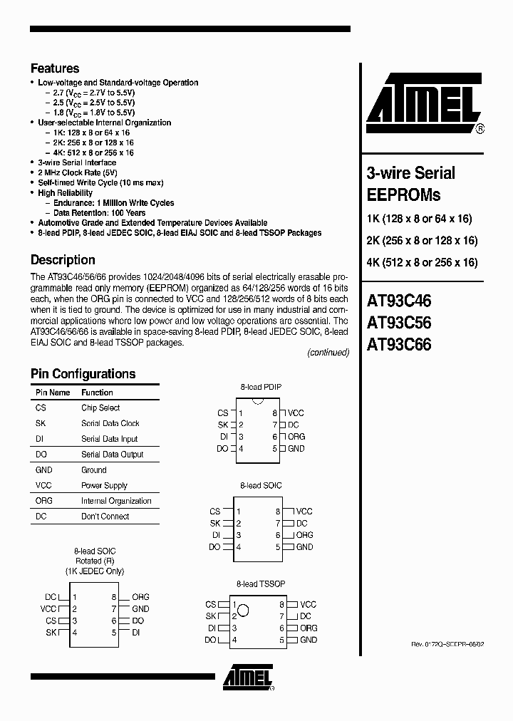 AT93C46_323501.PDF Datasheet