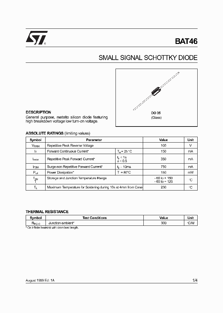 BAT46_307445.PDF Datasheet