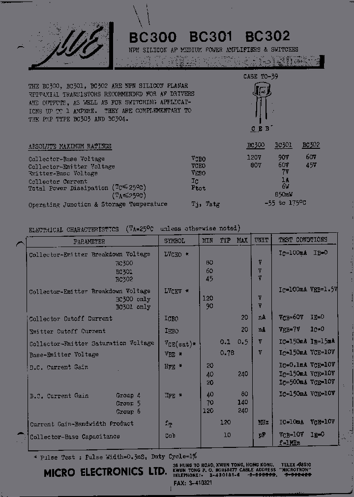 BC302_304054.PDF Datasheet