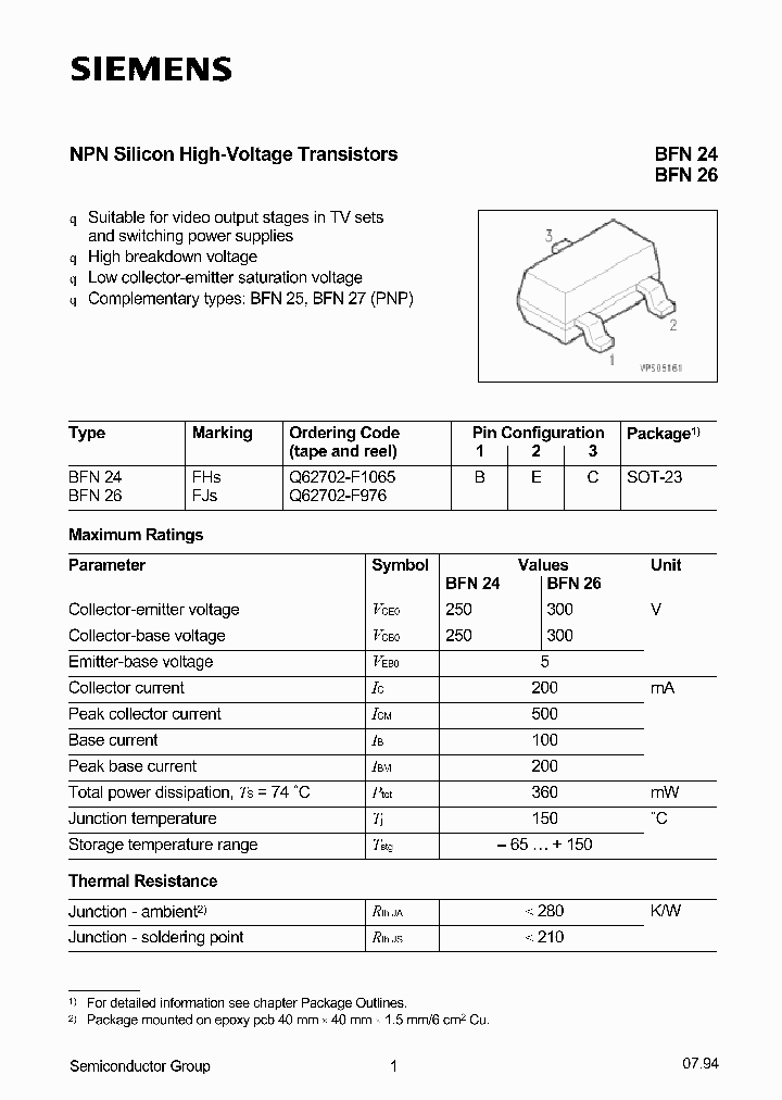 BFN26_362411.PDF Datasheet