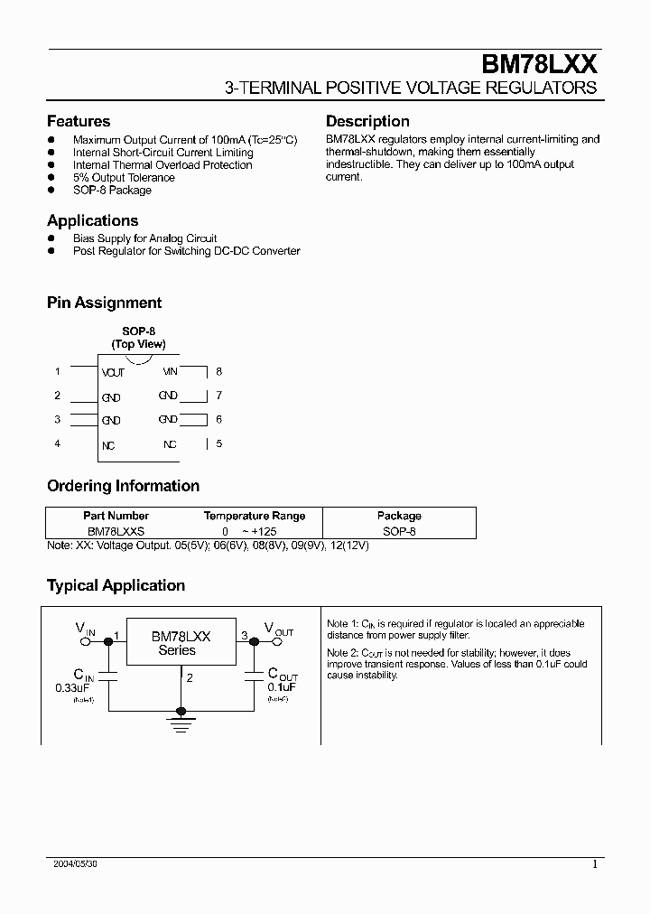 BM7805_319487.PDF Datasheet