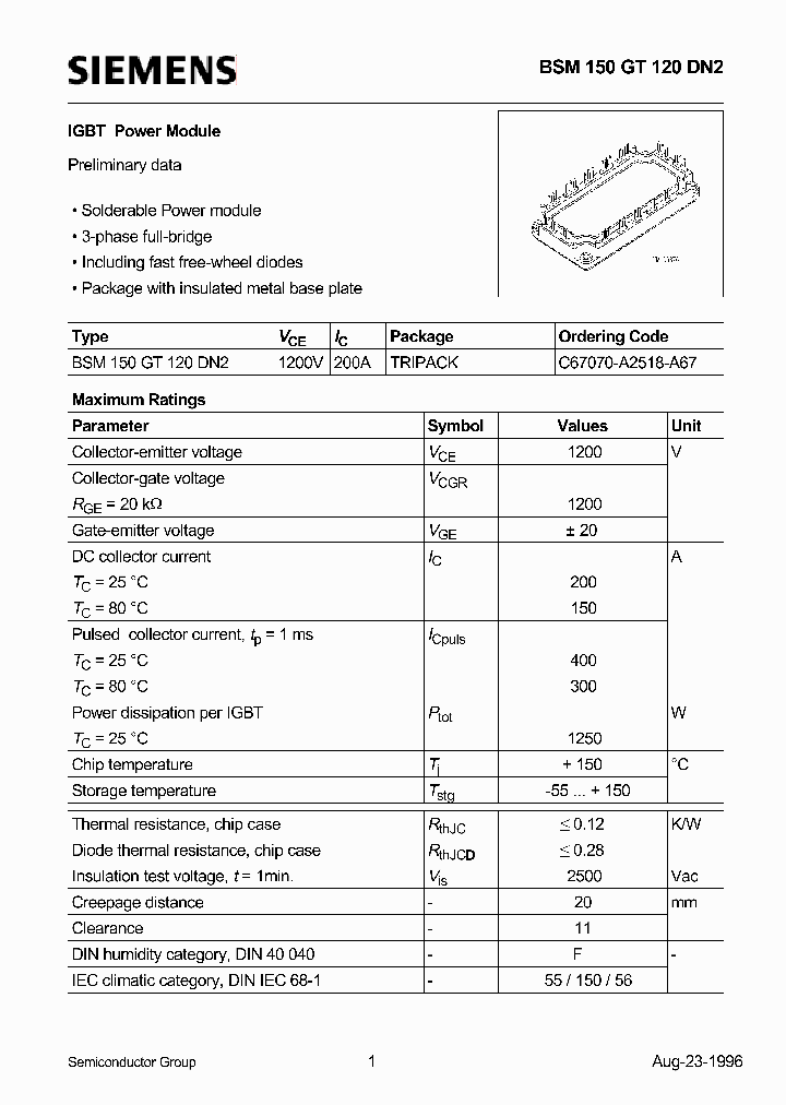 BSM150GT12_293171.PDF Datasheet