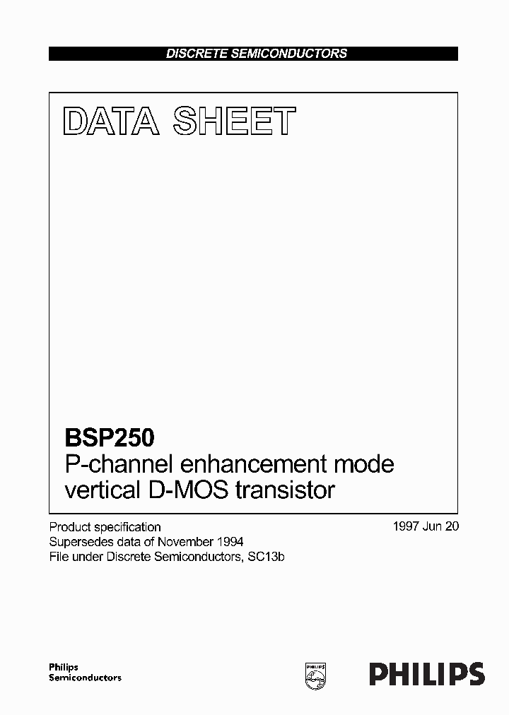 BSP250_325043.PDF Datasheet