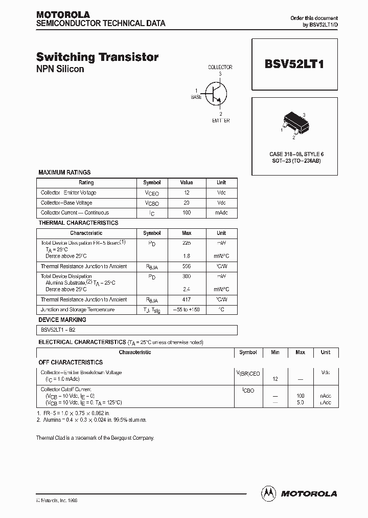 BSV52LT1D_196808.PDF Datasheet