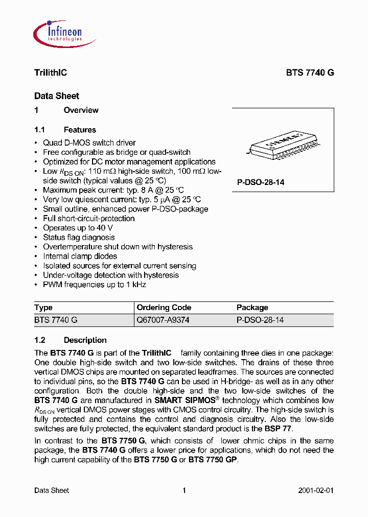 BTS7740G_307682.PDF Datasheet