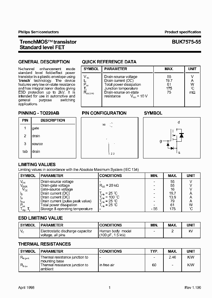 BUK7575-55_352921.PDF Datasheet