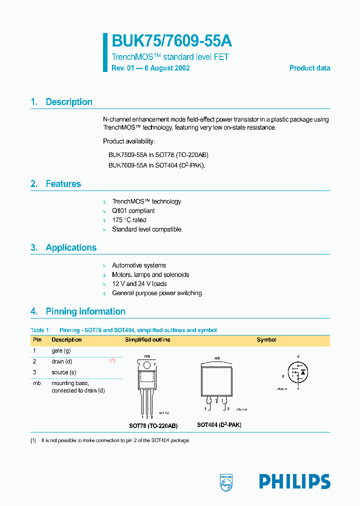 BUK7609-55A_343619.PDF Datasheet