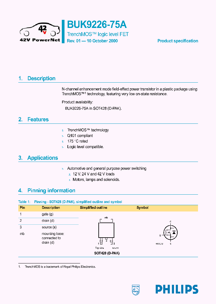 BUK9226-75A_319061.PDF Datasheet