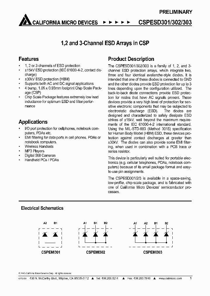 CSPESD303_196006.PDF Datasheet