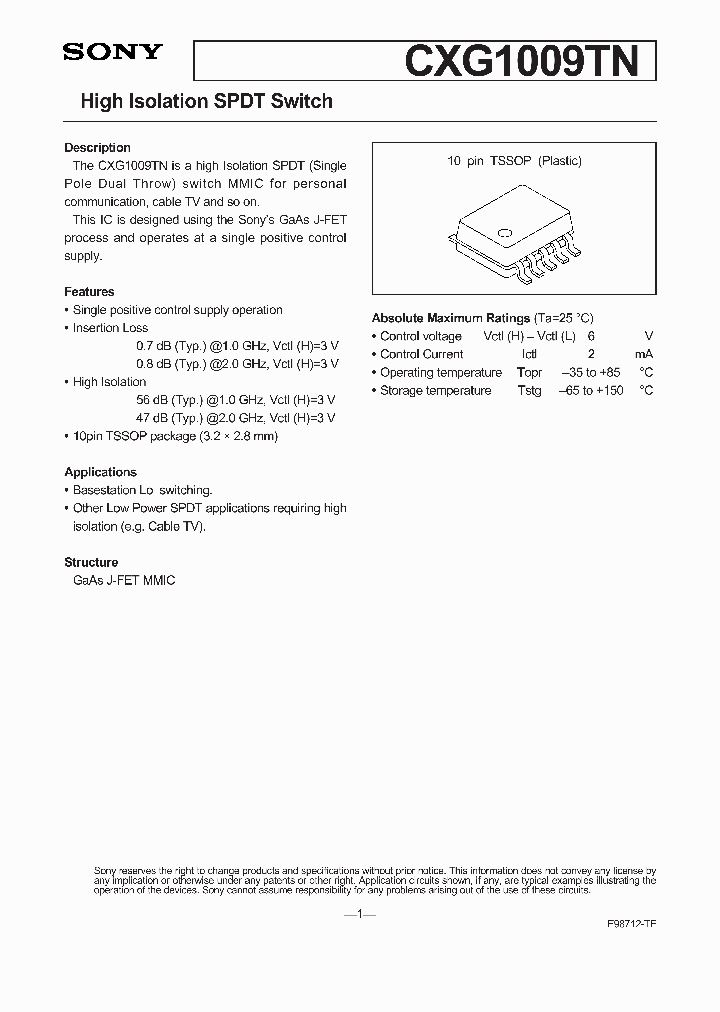 CXG1009TN_314467.PDF Datasheet