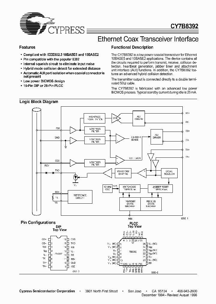 CY7B8392_336225.PDF Datasheet