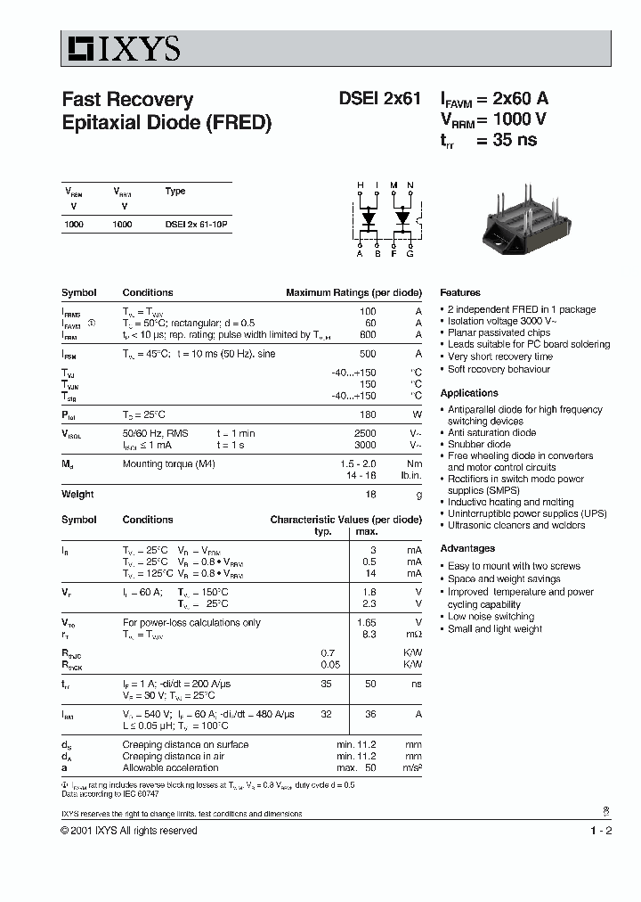 DSEI2X61-10P_317109.PDF Datasheet