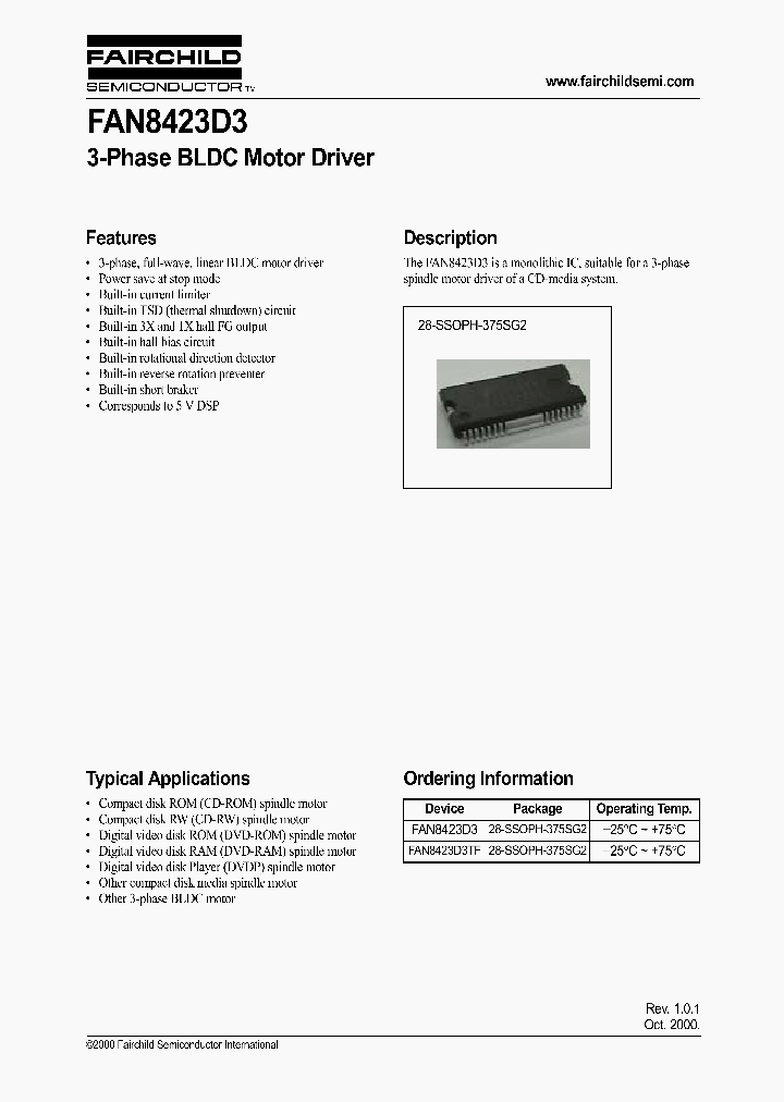 FAN8423D3_346229.PDF Datasheet