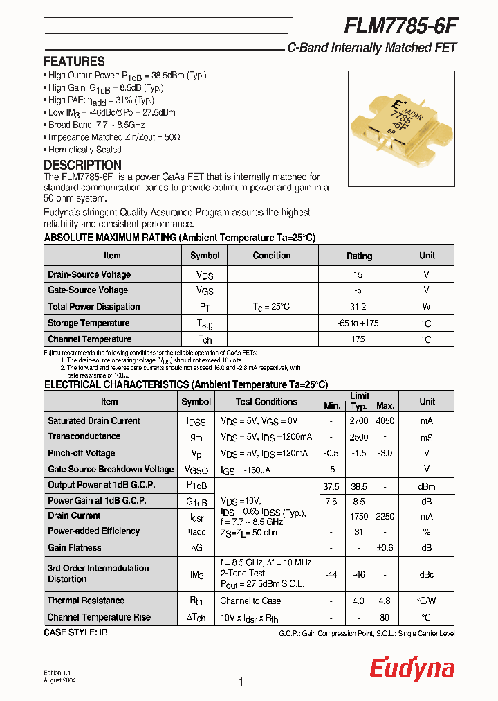 FLM7785-6F_321983.PDF Datasheet