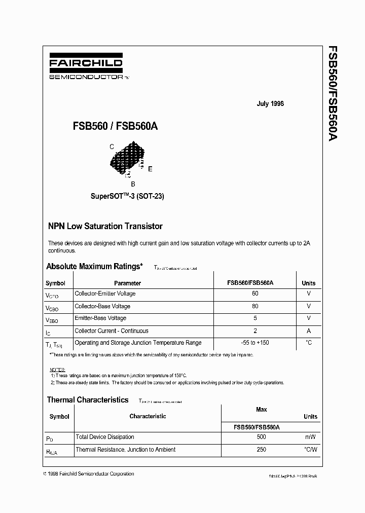 FSB560_372316.PDF Datasheet