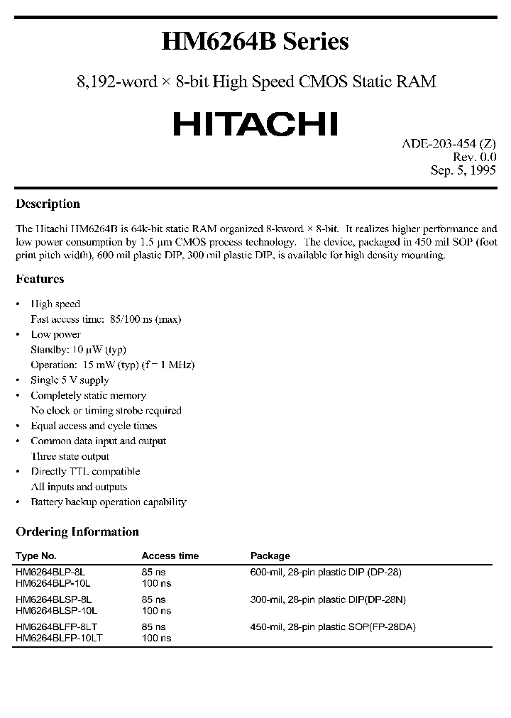 HM6264BSERIES_278063.PDF Datasheet