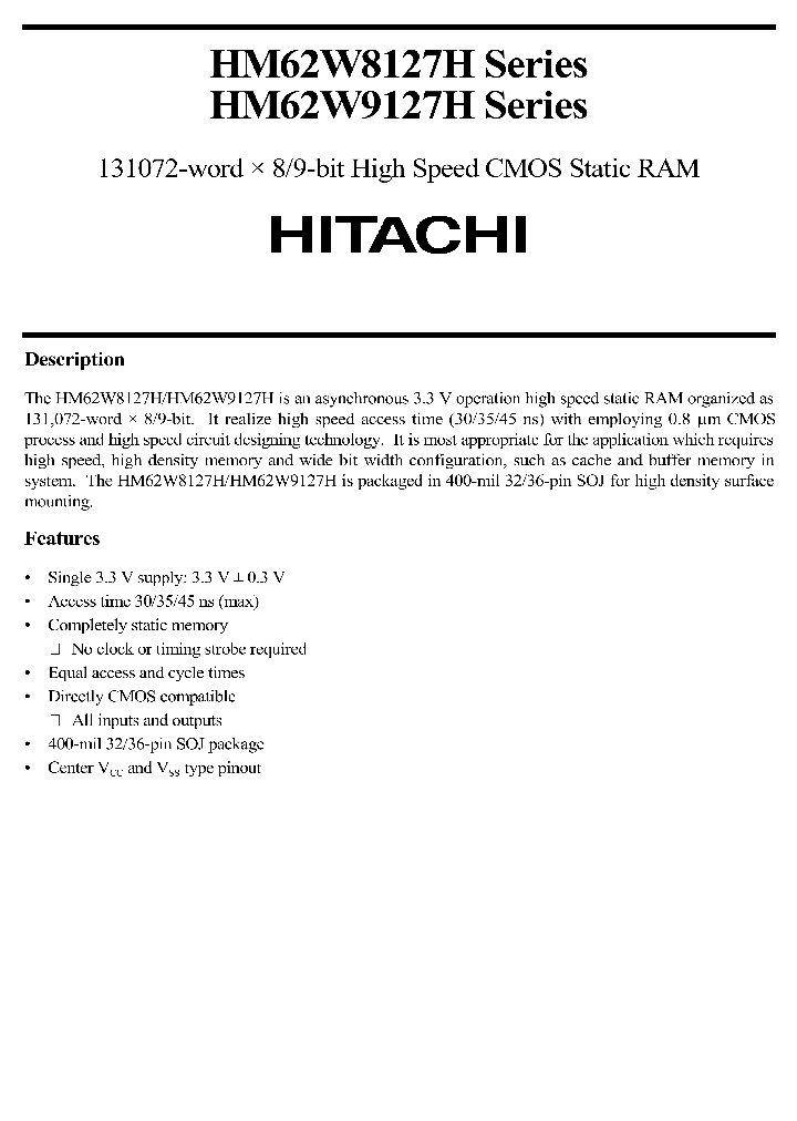 HM62W8127HSERIES_336853.PDF Datasheet