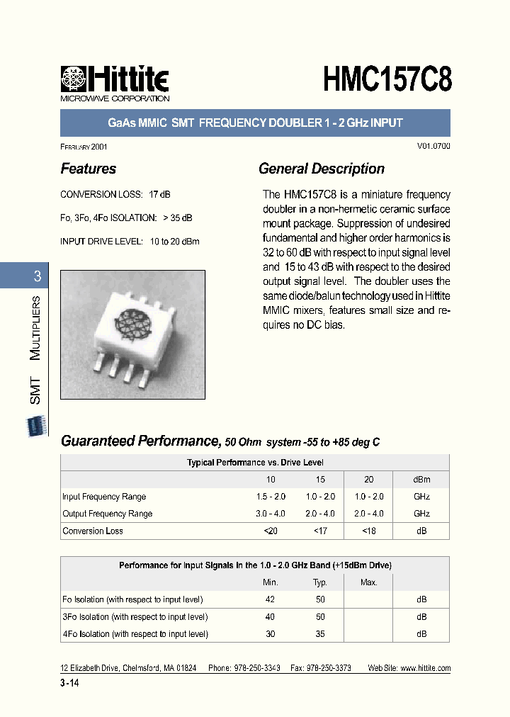 HMC157C8_354212.PDF Datasheet