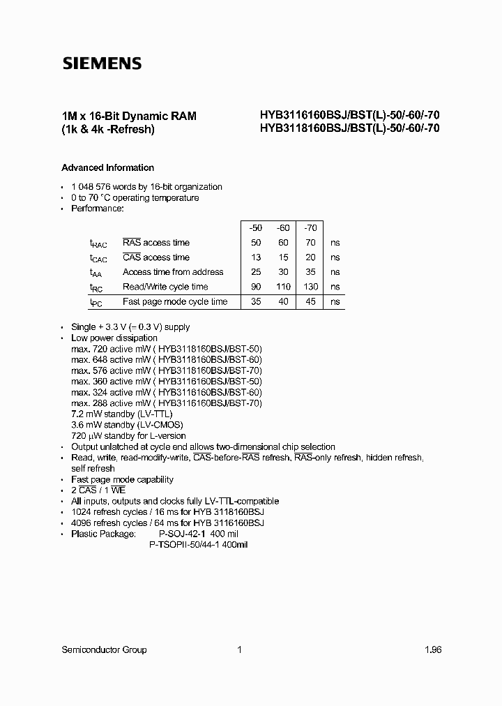 HYB3116160BSTL-70_202614.PDF Datasheet