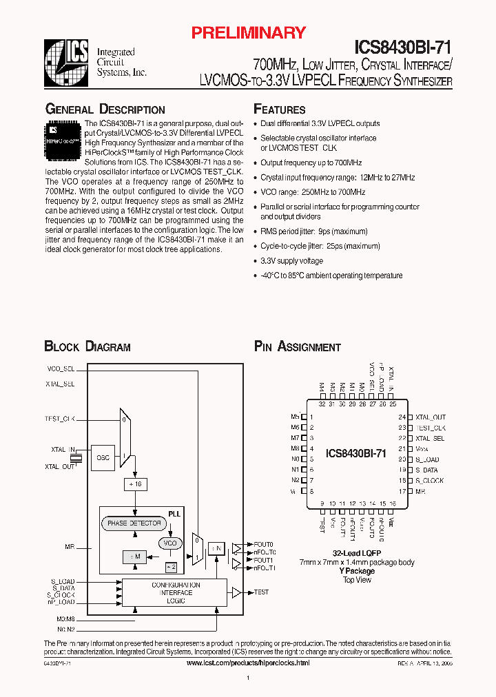 ICS8430BI-71_316634.PDF Datasheet