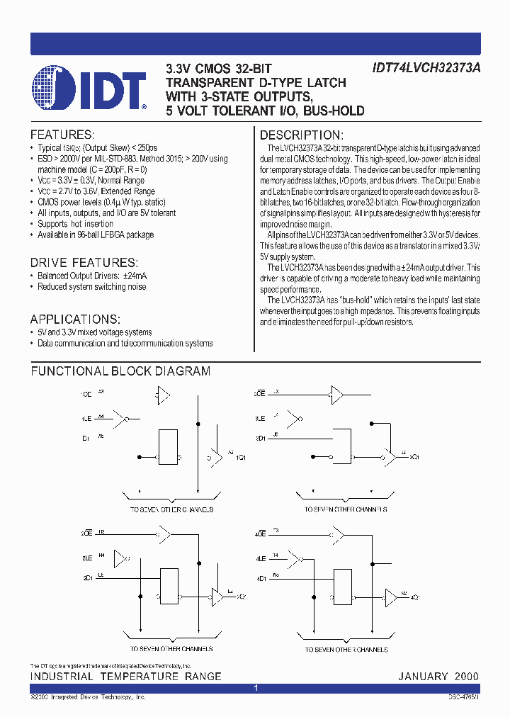 IDT74LVCH32373A_338570.PDF Datasheet