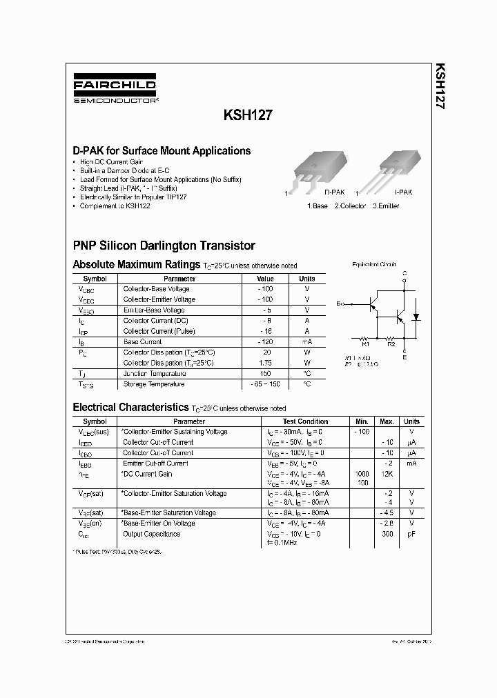 KSH127_311803.PDF Datasheet