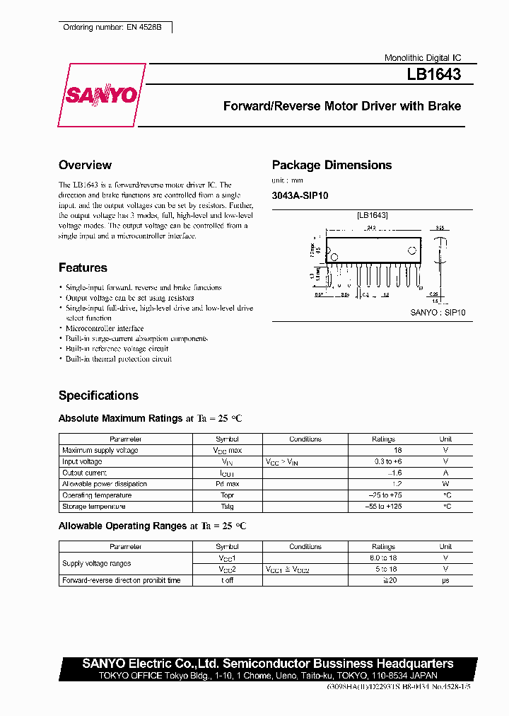 LB1643_335631.PDF Datasheet