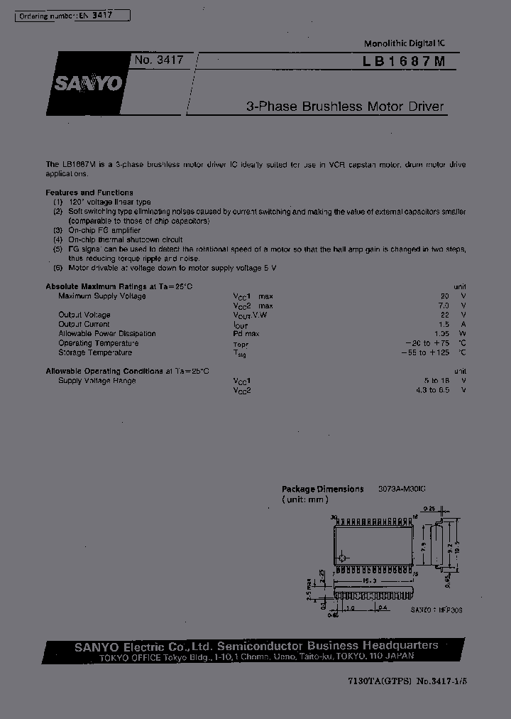LB1687M_358322.PDF Datasheet
