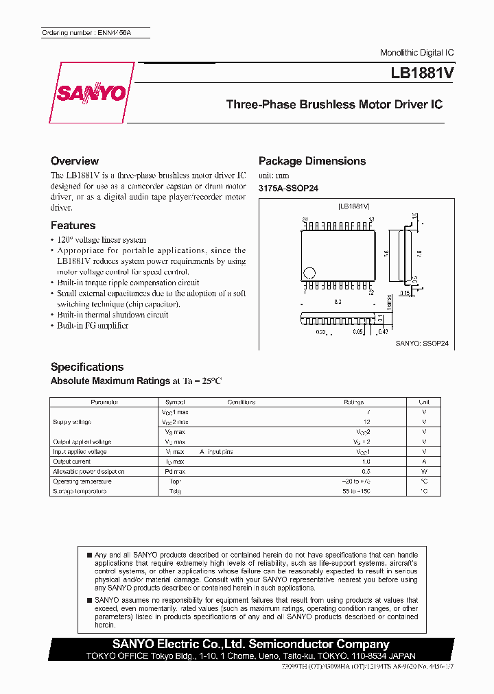 LB1881V_385793.PDF Datasheet